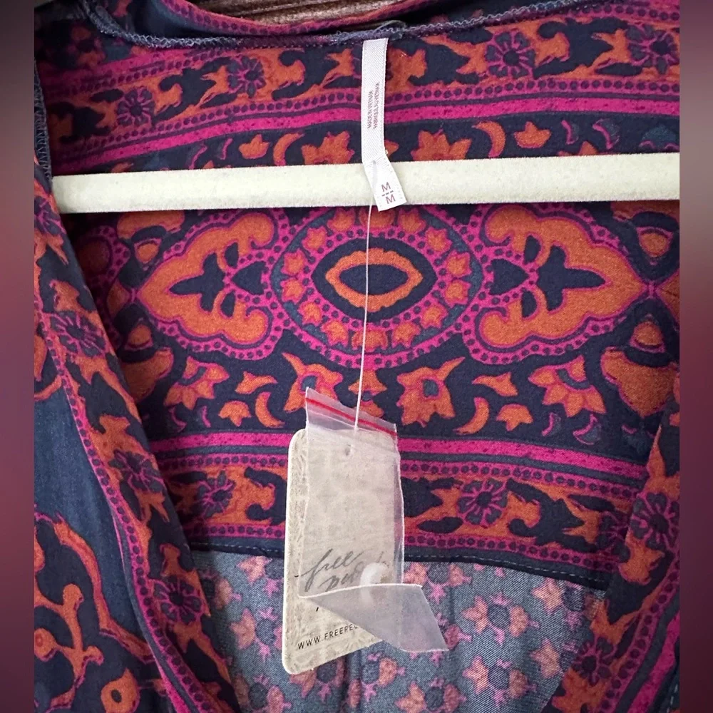 Free People Vibrant Patterned Shift Dress - Picture 2 of 4